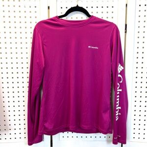Columbia Fuchsia Long Sleeve Shirt